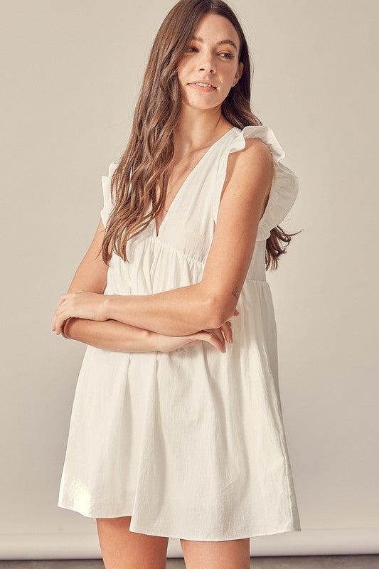 Sister Honey Babydoll Romper Dress sold by Brightside Boutique product image thumbnail 3
