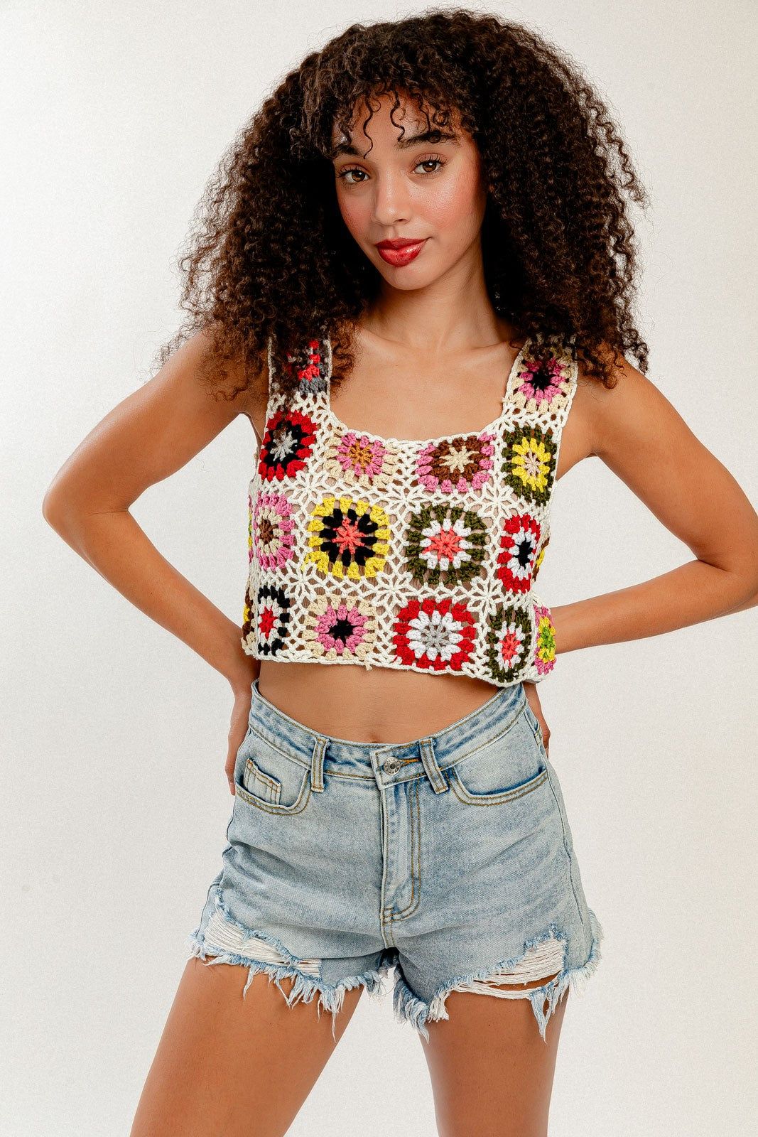 Sweet Summertime Crochet Top sold by Brightside Boutique product image thumbnail 5