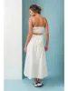 Kinsley Smocked Tiered Midi Dress sold by Brightside Boutique