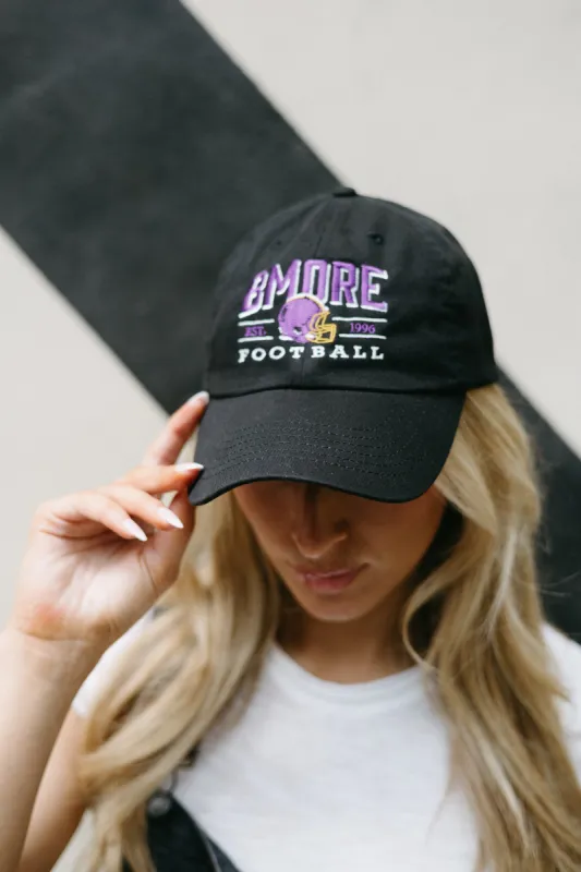 Brightside X R1A Bmore Football Helmet Dad Hat made by Brightside Boutique