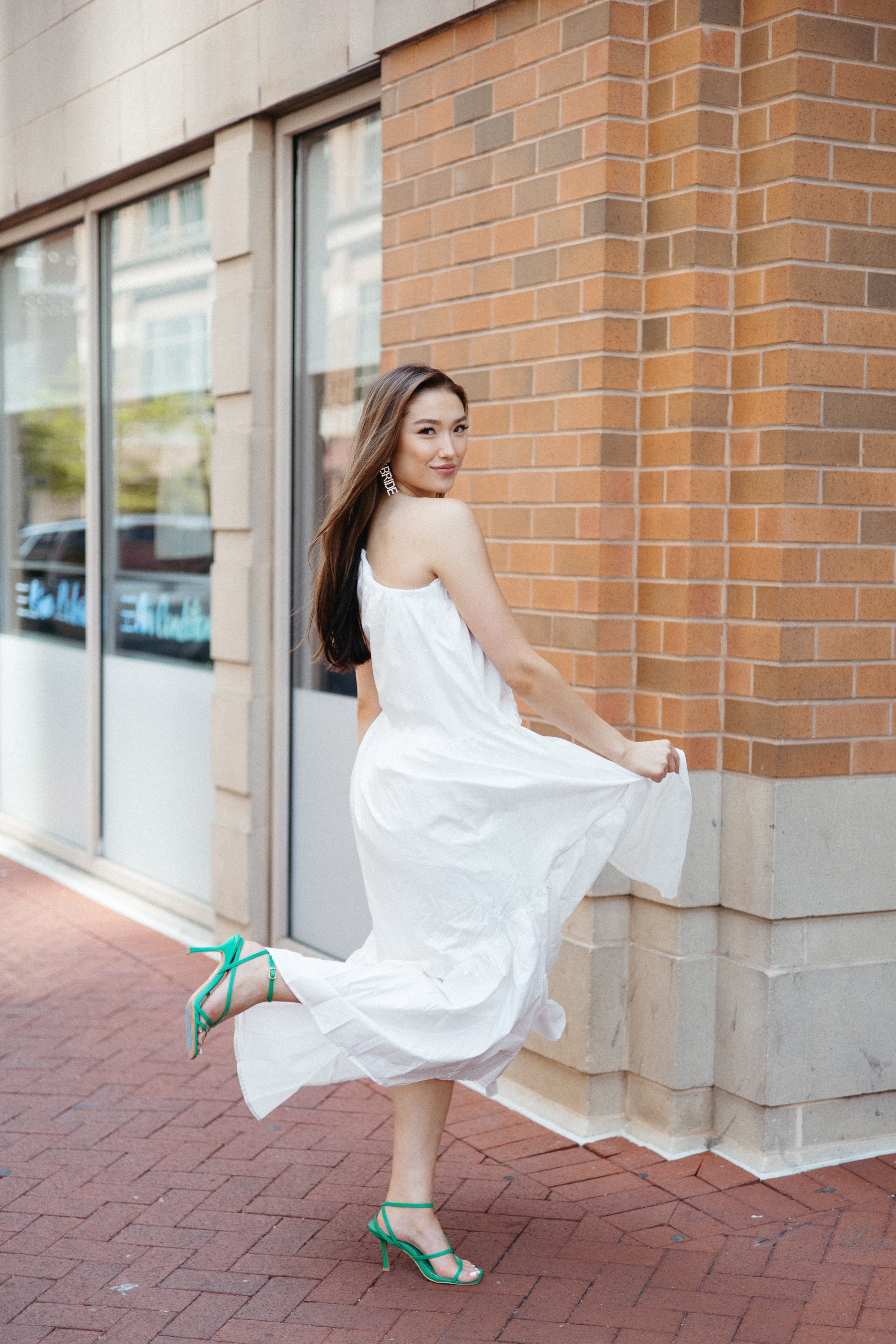 Unwritten Rules One Shoulder Maxi Dress sold by Brightside Boutique product image thumbnail 2