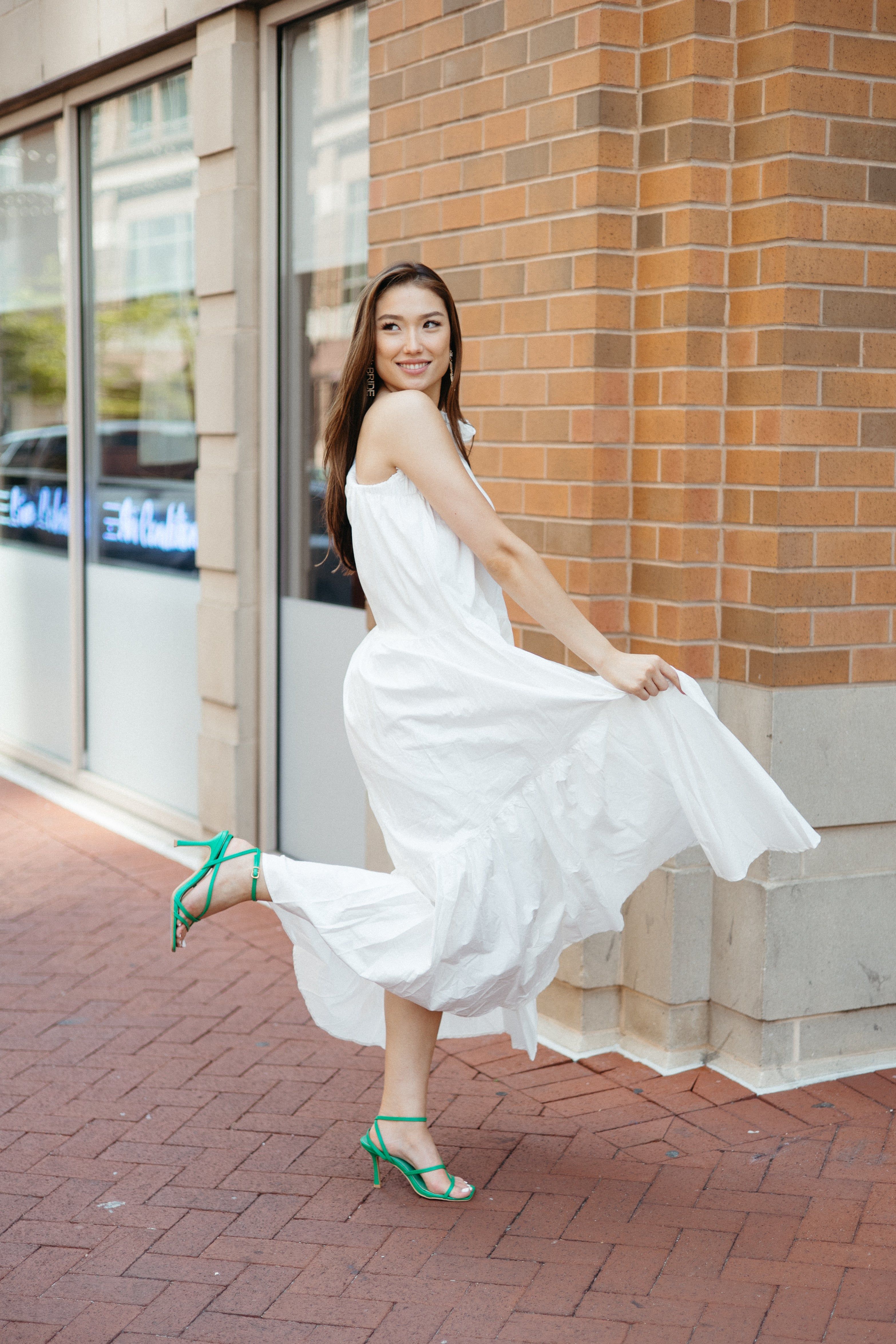 Unwritten Rules One Shoulder Maxi Dress sold by Brightside Boutique product image thumbnail 3