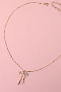 Rebecca Bow Necklace sold by Brightside Boutique