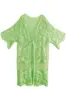 Pastel Floral Lace Kimono with Front Tie sold by Brightside Boutique
