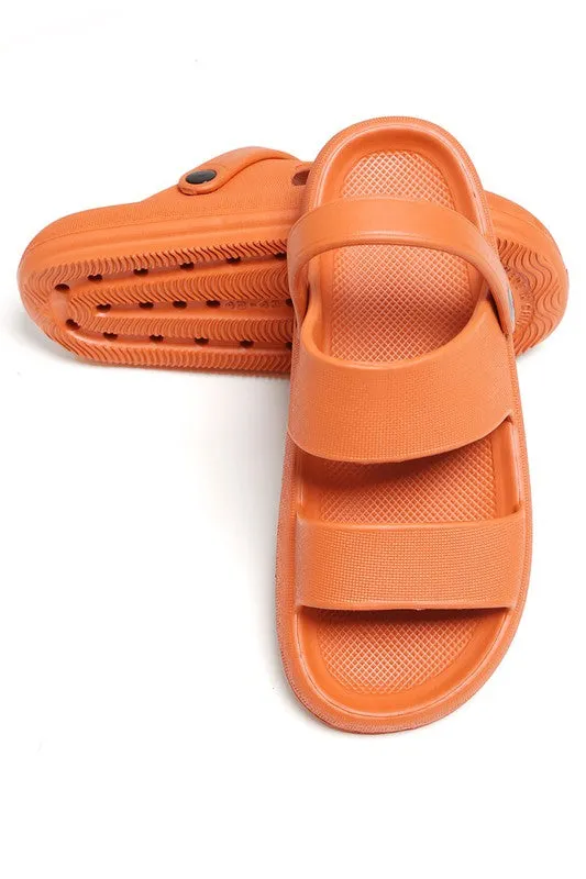 Comfy Heel Strap Cloud Slides Sandals sold by Brightside Boutique product image thumbnail 3