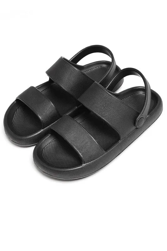 Comfy Heel Strap Cloud Slides Sandals sold by Brightside Boutique product image thumbnail 4