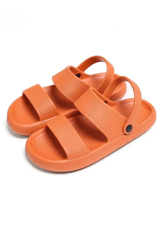 Comfy Heel Strap Cloud Slides Sandals sold by Brightside Boutique