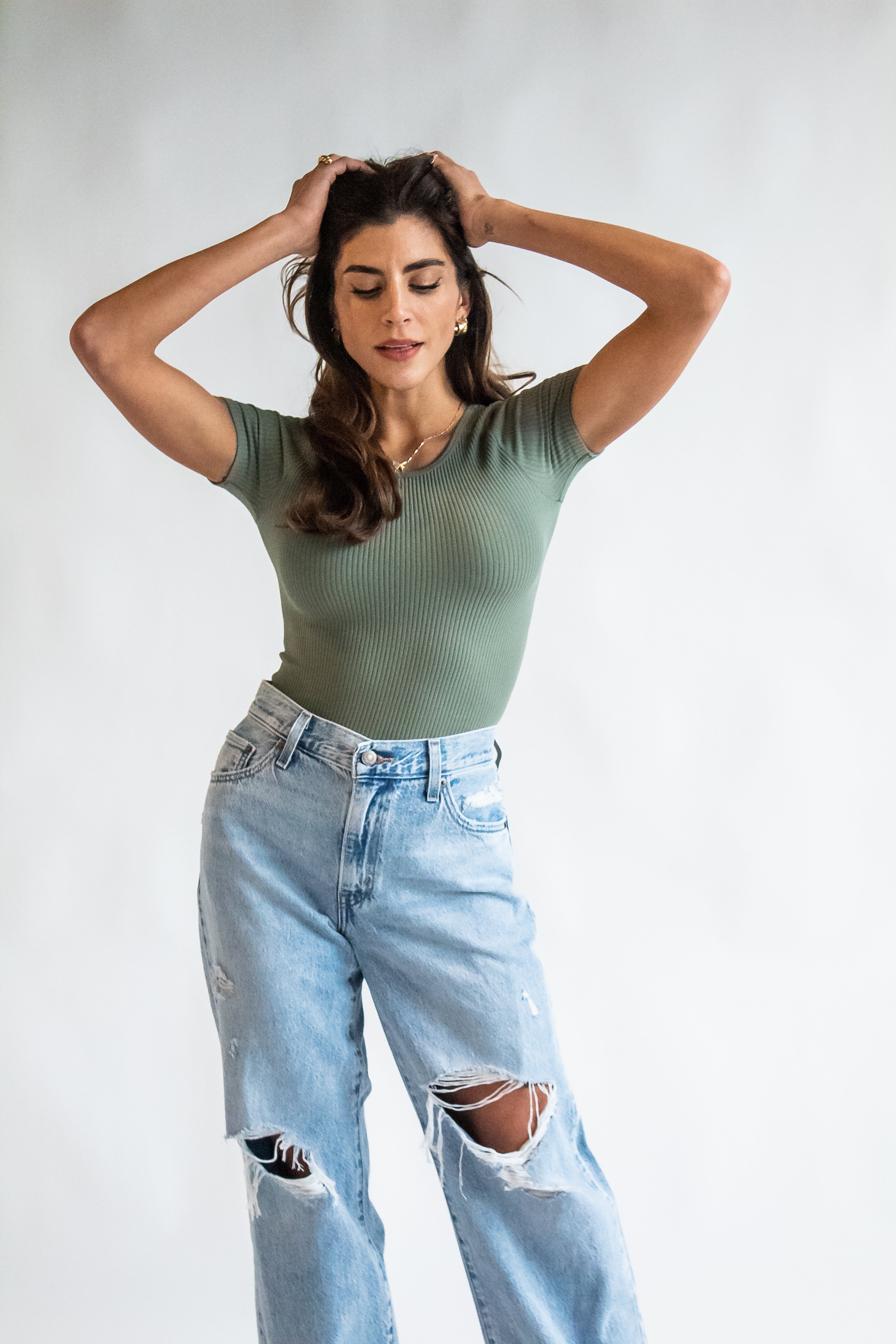 Free People XYZ Recycled Baby Tee sold by Brightside Boutique product image thumbnail 4