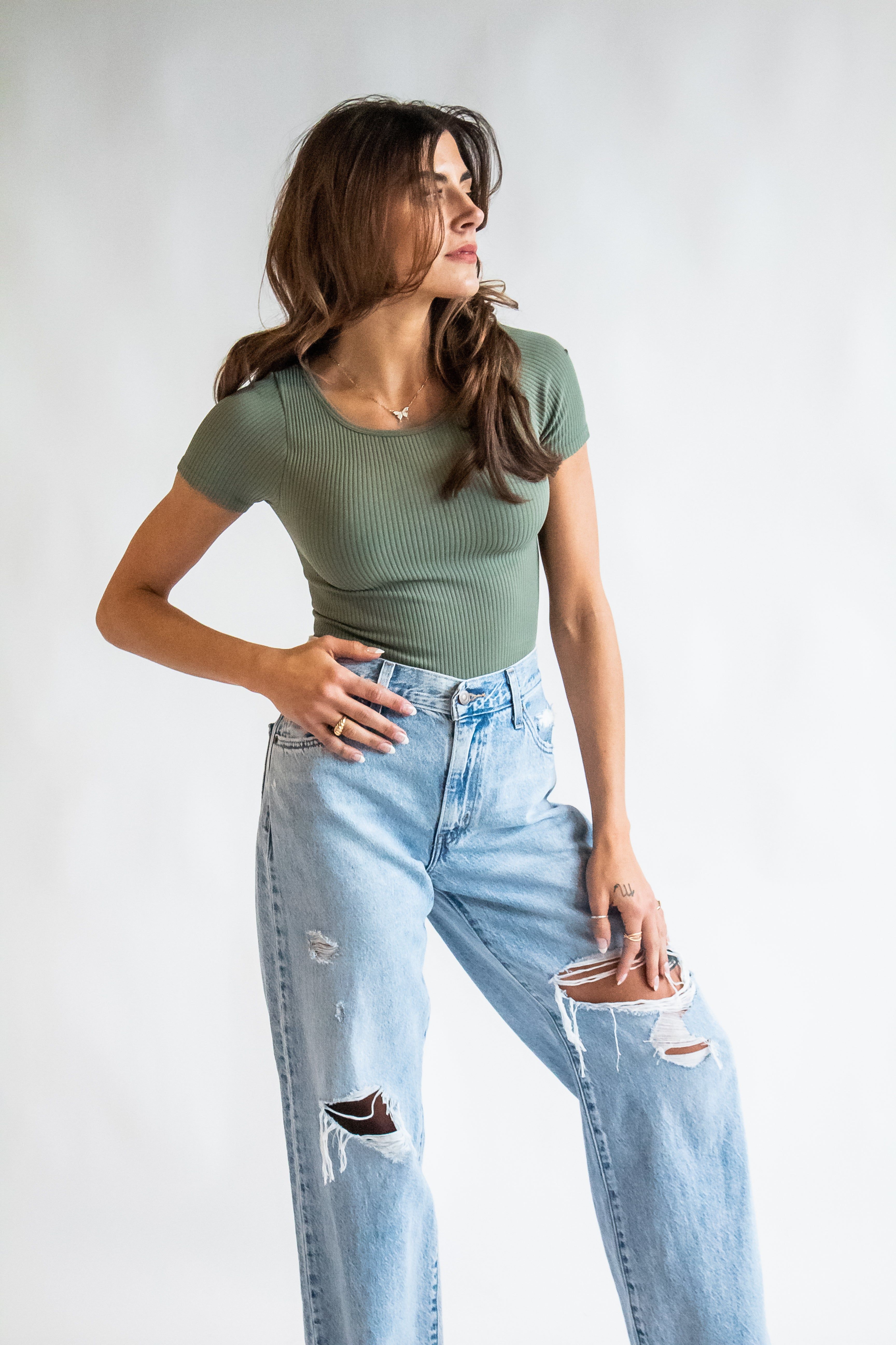 Free People XYZ Recycled Baby Tee sold by Brightside Boutique product image thumbnail 5