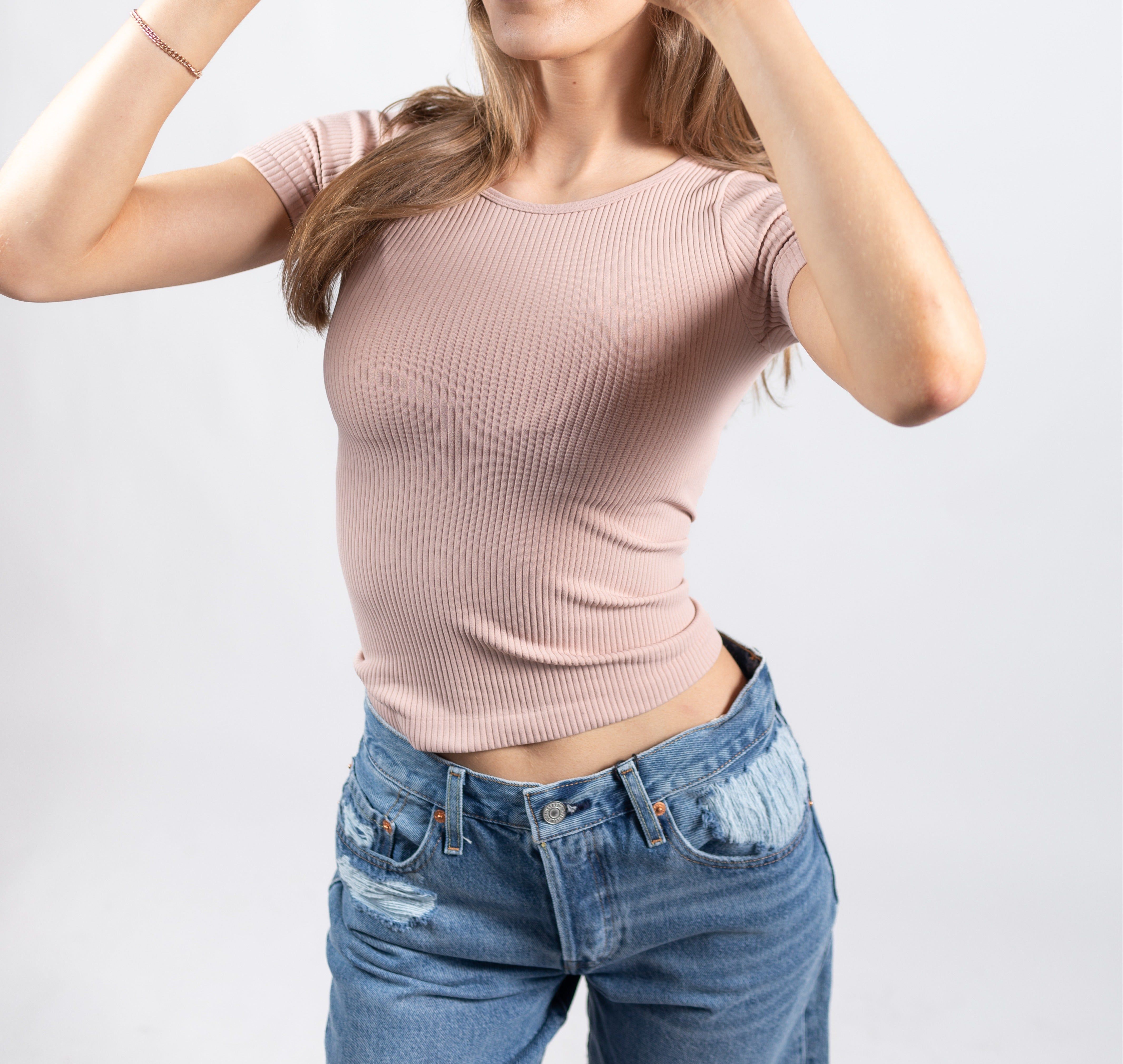 Free People XYZ Recycled Baby Tee sold by Brightside Boutique