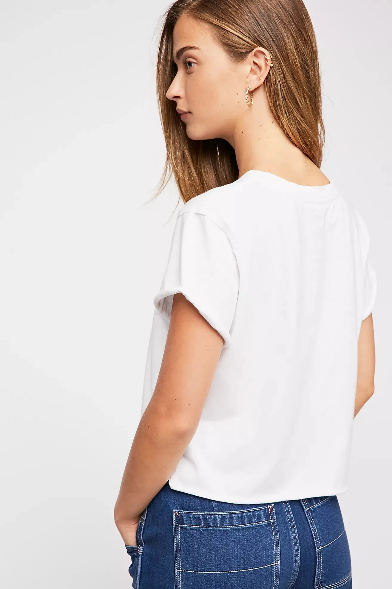 Free People The Perfect Tee sold by Brightside Boutique product image thumbnail 5