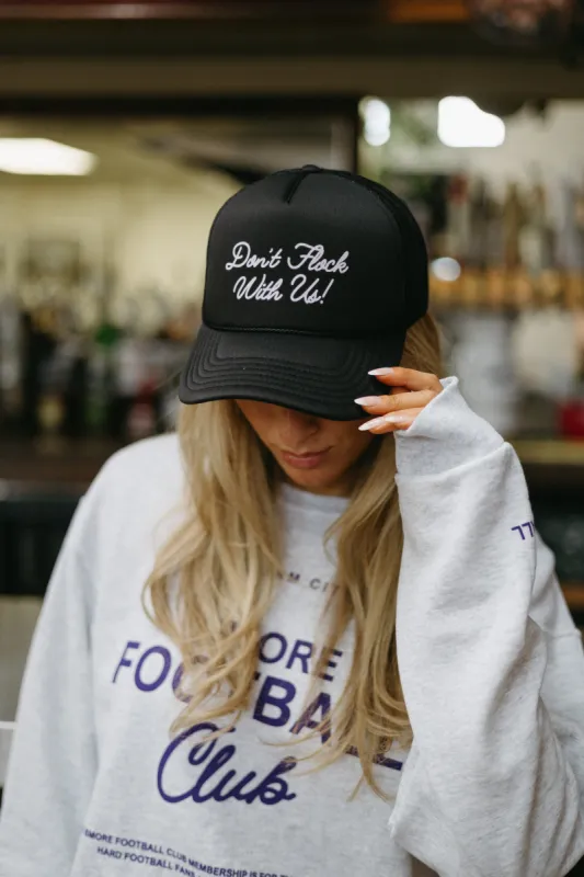 Brightside the Label Don’t Flock With Us Trucker Hat sold by Brightside Boutique