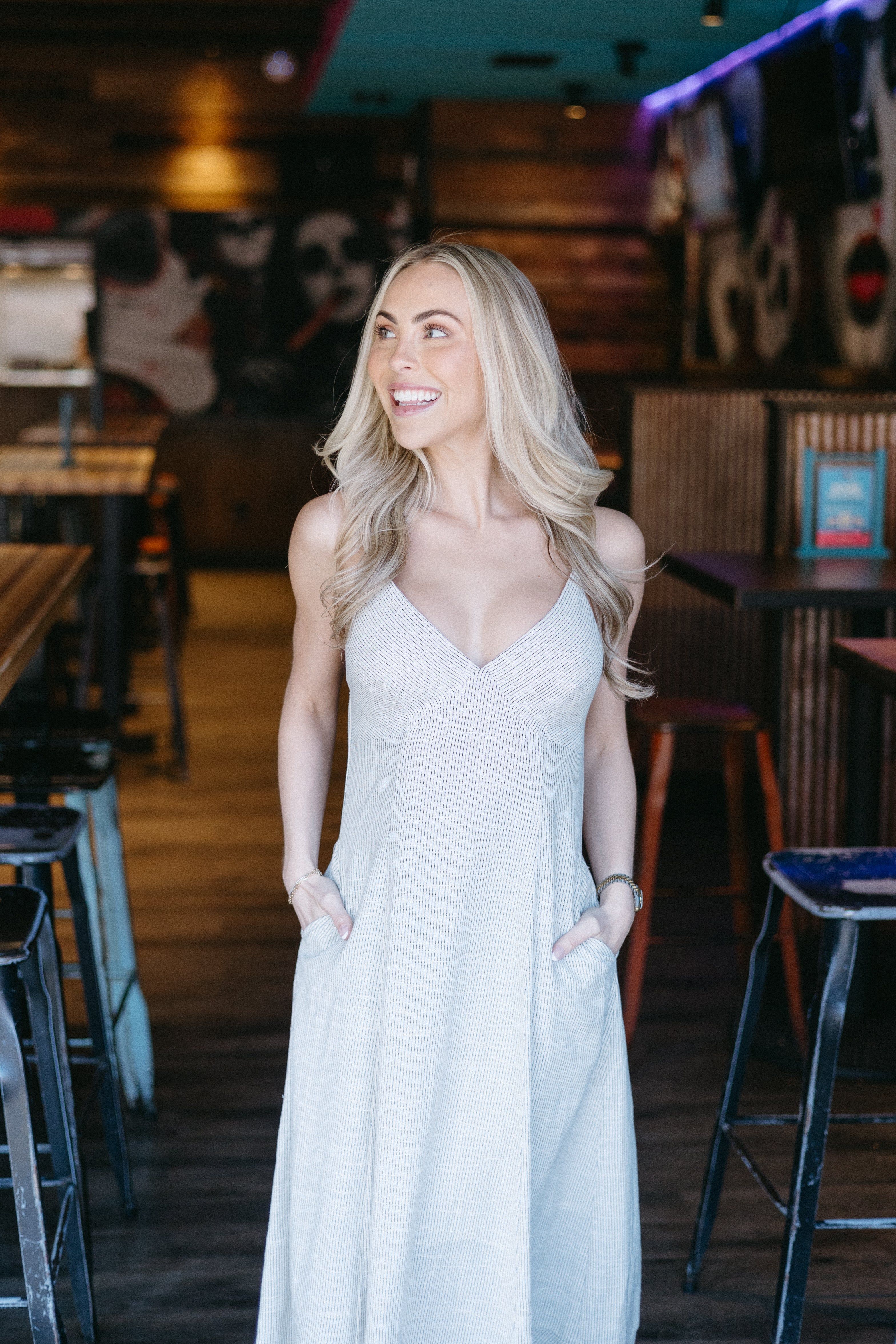 Storyteller Striped Maxi Dress sold by Brightside Boutique product image thumbnail 2