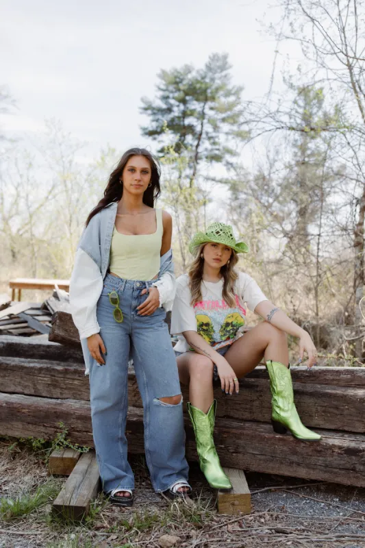 BDG Ripped Knee Puddle Jean sold by Brightside Boutique