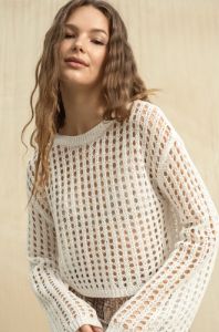 Island Girl Crochet Top sold by Brightside Boutique