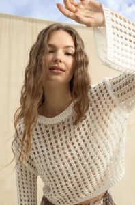 Island Girl Crochet Top sold by Brightside Boutique