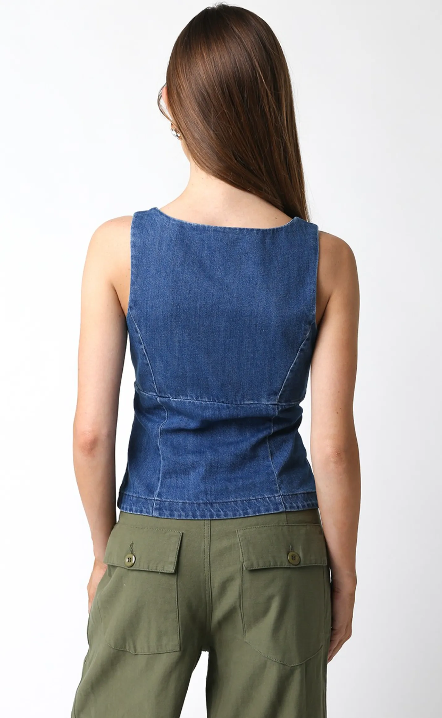 Danica Denim Top sold by Brightside Boutique product image thumbnail 3