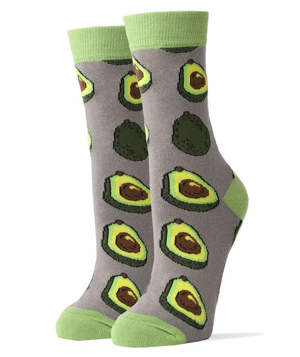 Avocado Life Crew Socks sold by Brightside Boutique