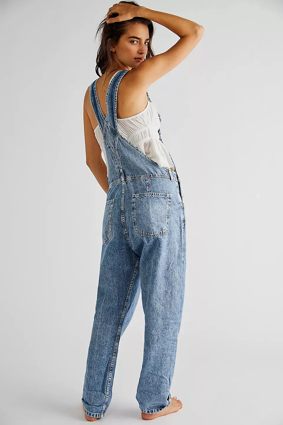 Free People We The Free Ziggy Denim Overall sold by Brightside Boutique product image thumbnail 2