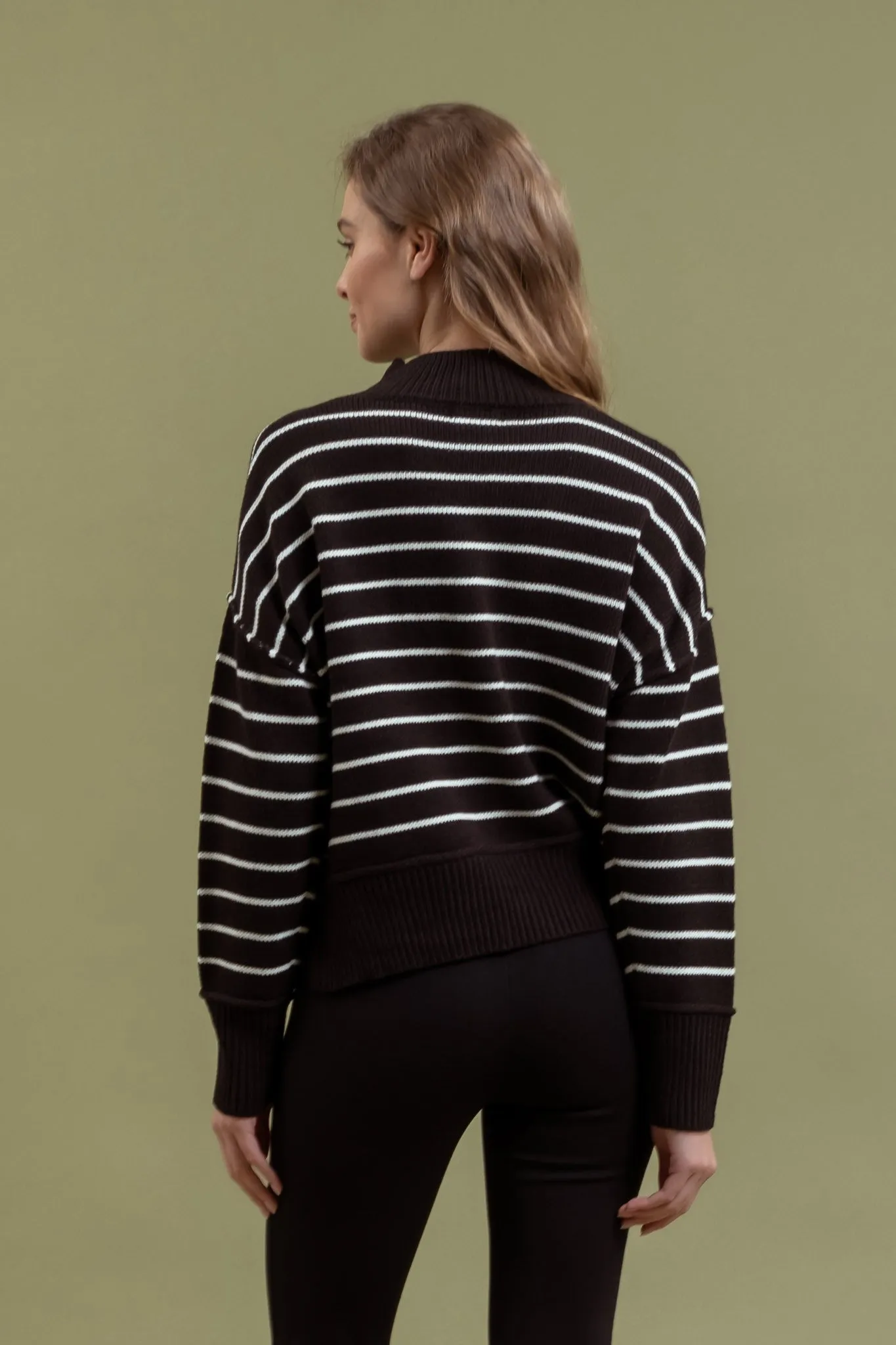 Stripe It Up Sweater sold by Brightside Boutique product image thumbnail 5