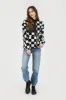 Checkered Fleece Jacket sold by Brightside Boutique
