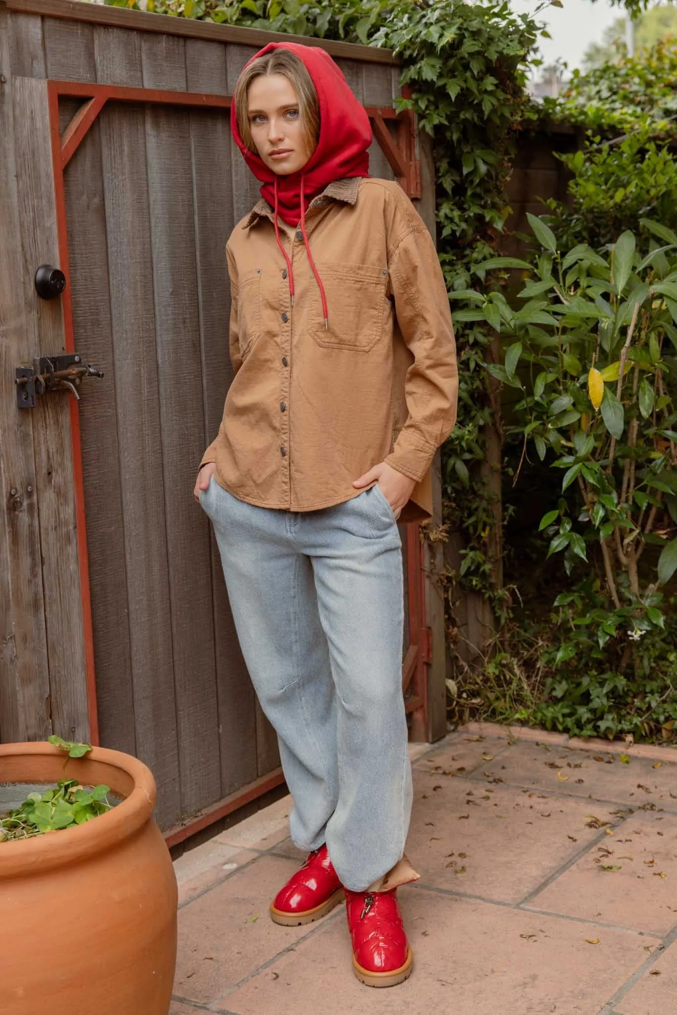 Corduroy Companion Shacket sold by Brightside Boutique product image thumbnail 4