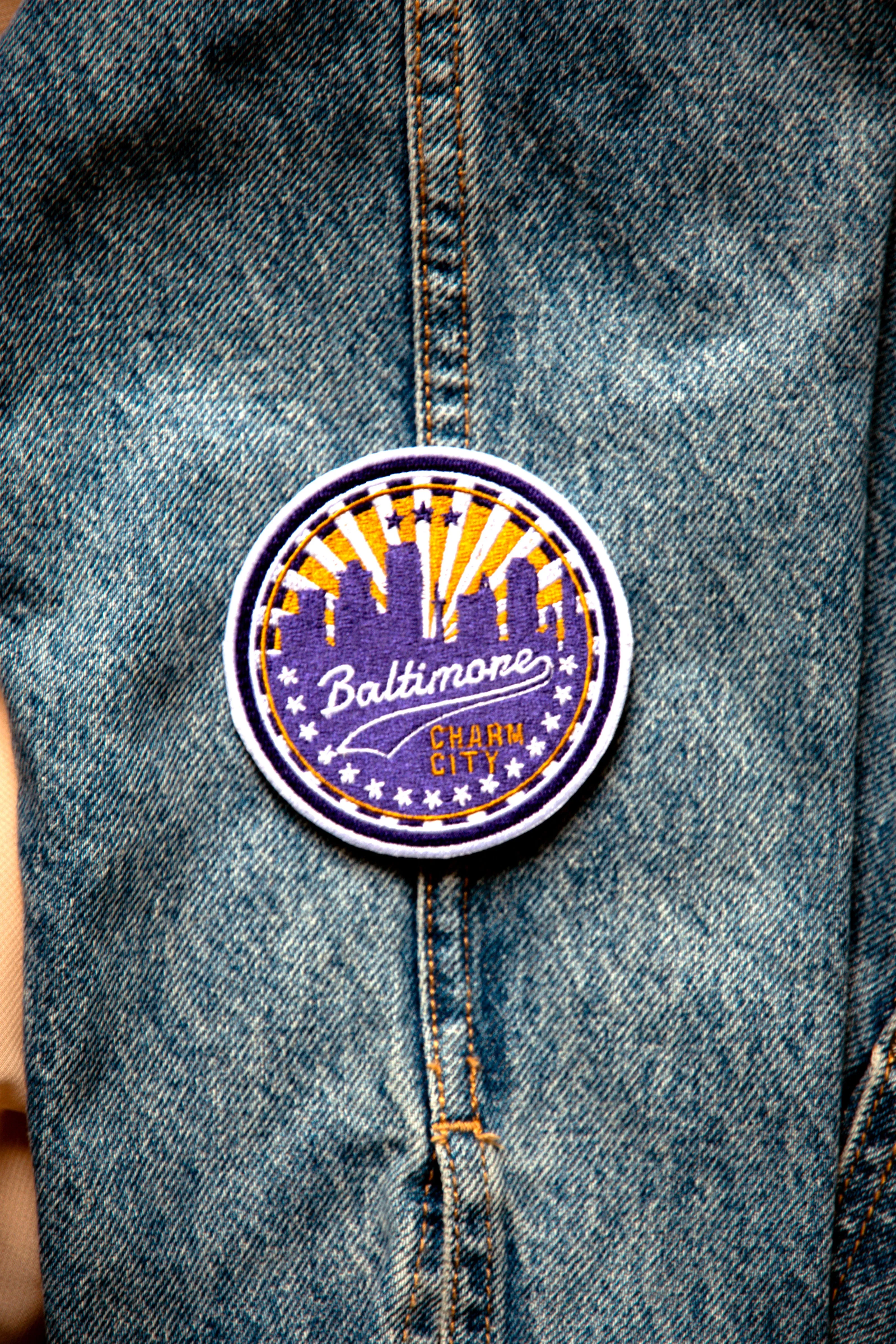 Brightside x R1A Charm City Patch sold by Brightside Boutique