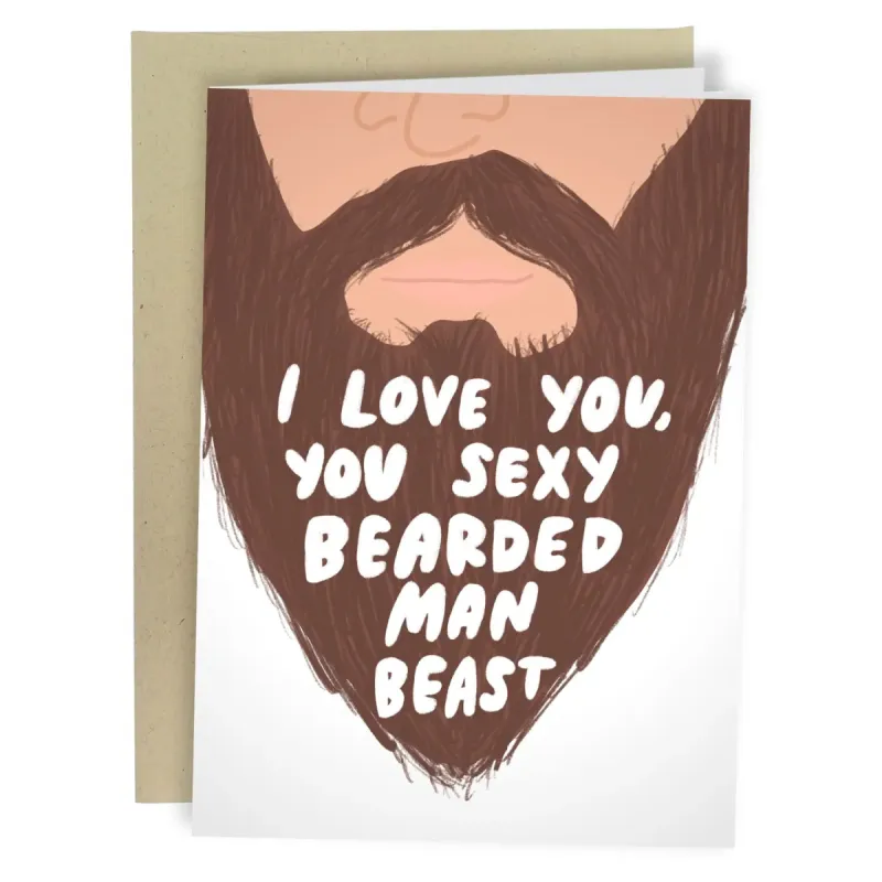 Sexy Bearded Man sold by Brightside Boutique