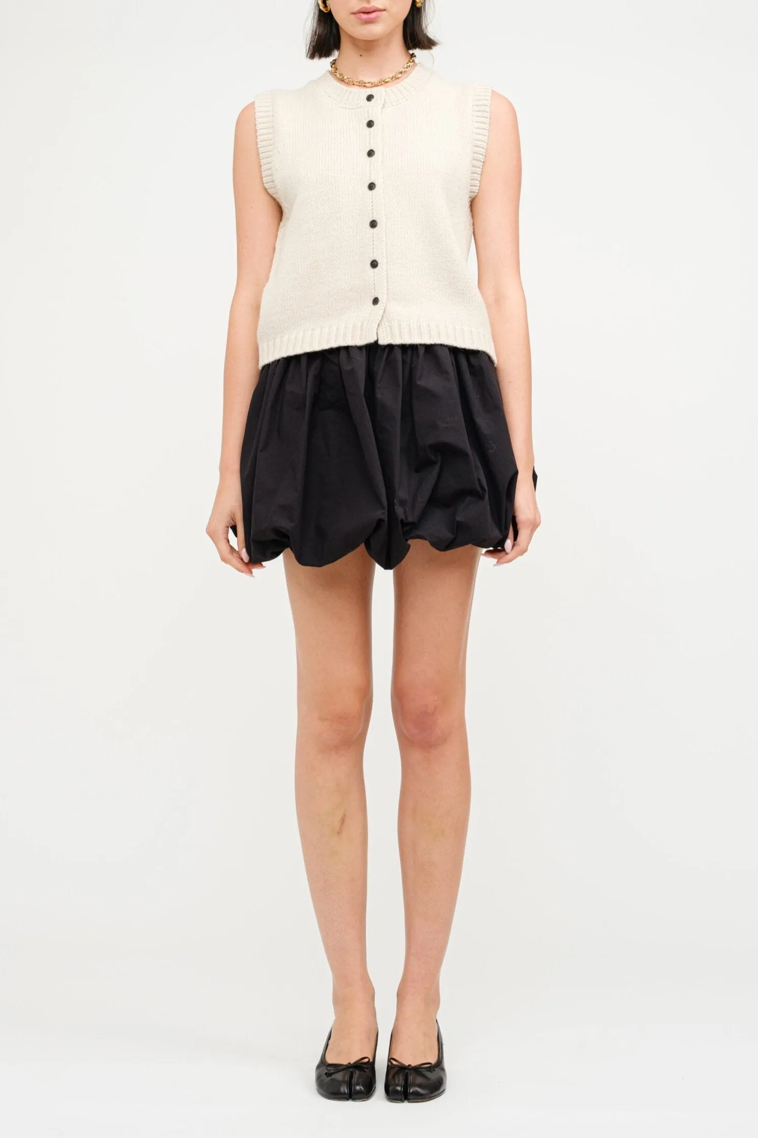 Claire Mini Bubble Skirt sold by Brightside Boutique