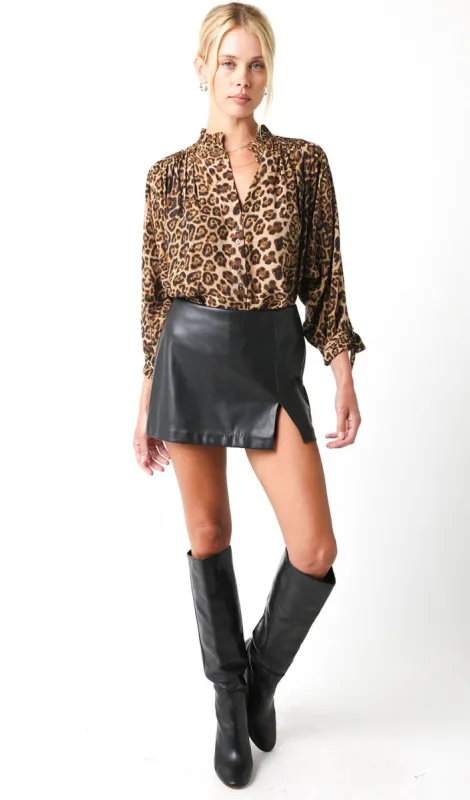 Spellbinding Low Rise Mini Skirt sold by Brightside Boutique