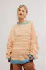 Free People Classic Striped Crew sold by Brightside Boutique