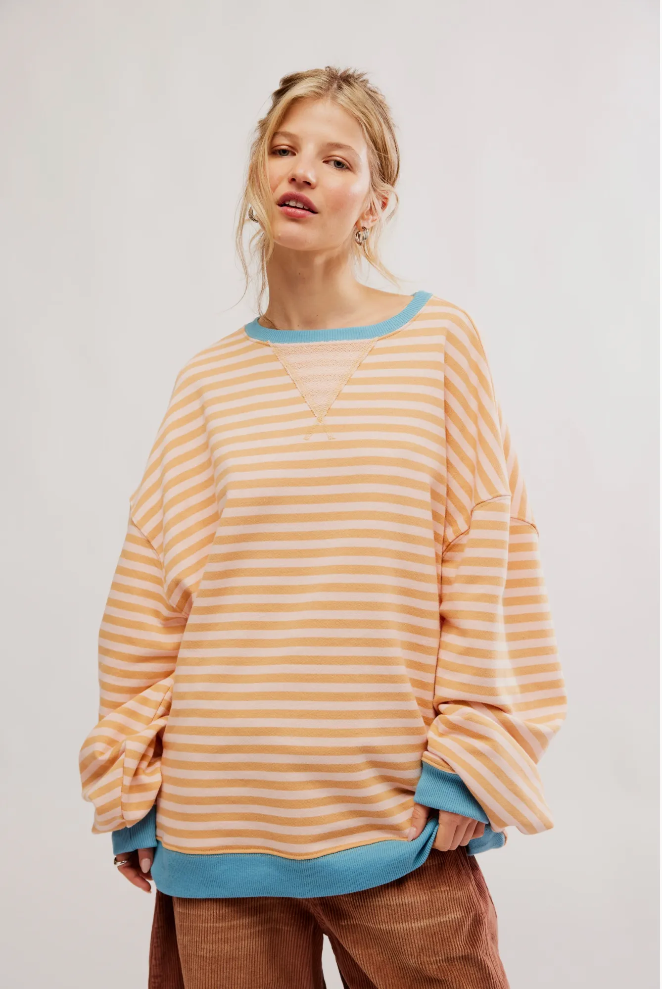 Free People Classic Striped Crew sold by Brightside Boutique product image thumbnail 3