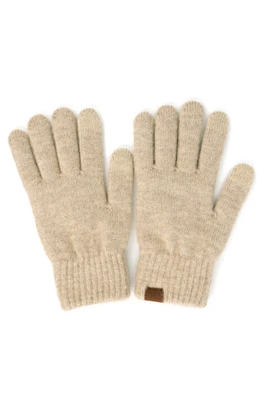 Heather Knit Gloves sold by Brightside Boutique