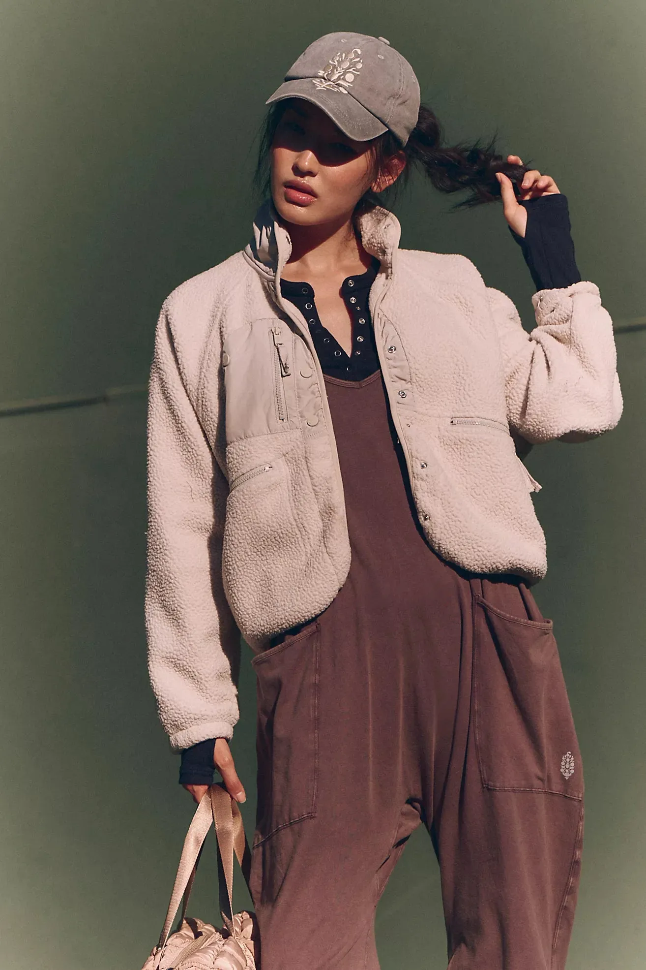 Free People Hit The Slopes Fleece Jacket sold by Brightside Boutique product image thumbnail 2