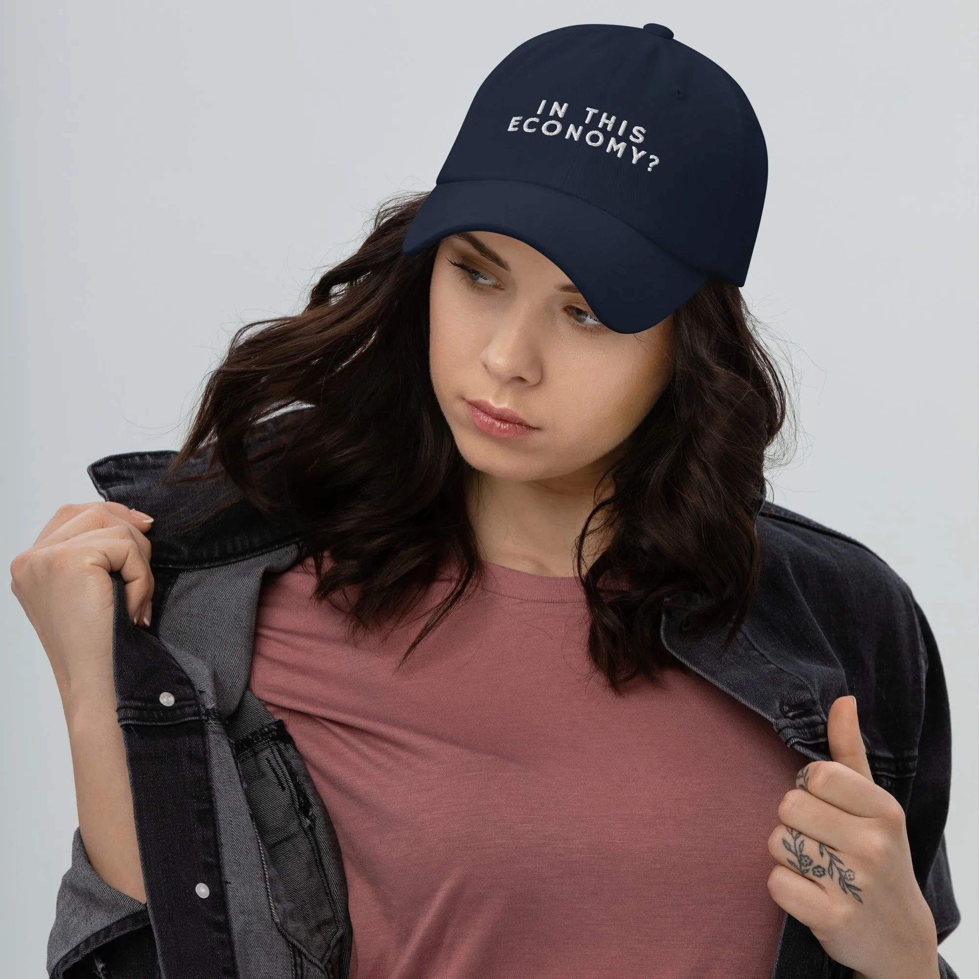 Brightside The Label In This Economy? Dad Hat sold by Brightside Boutique product image thumbnail 3