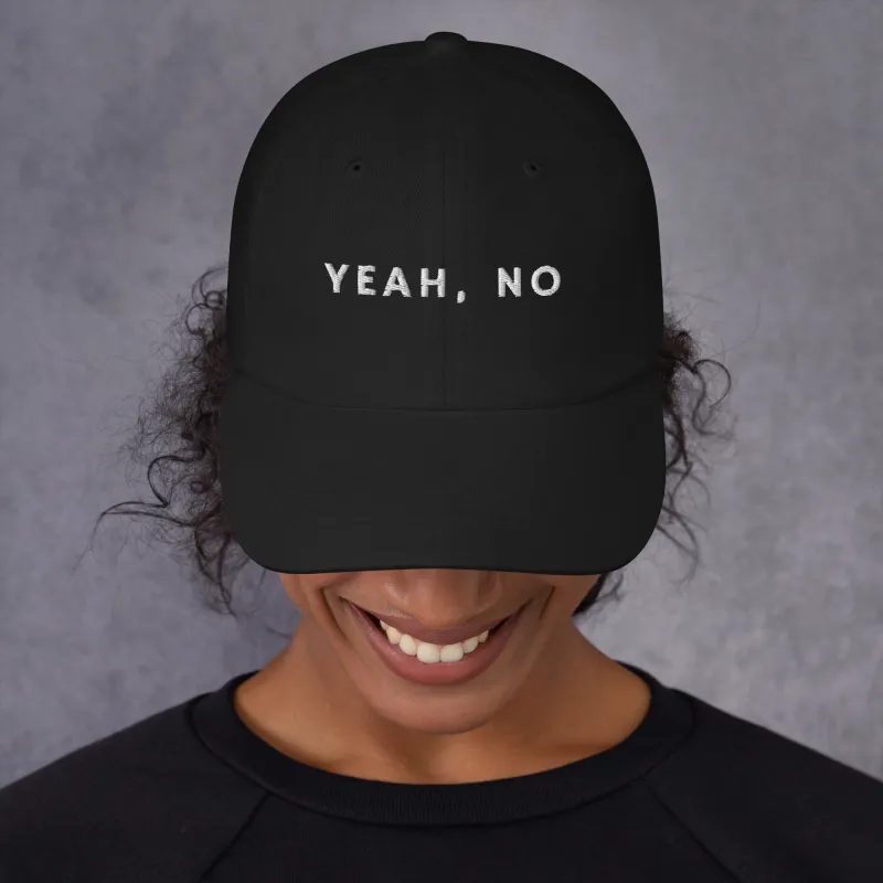 Brightside The Label Yeah, No Dad Hat sold by Brightside Boutique