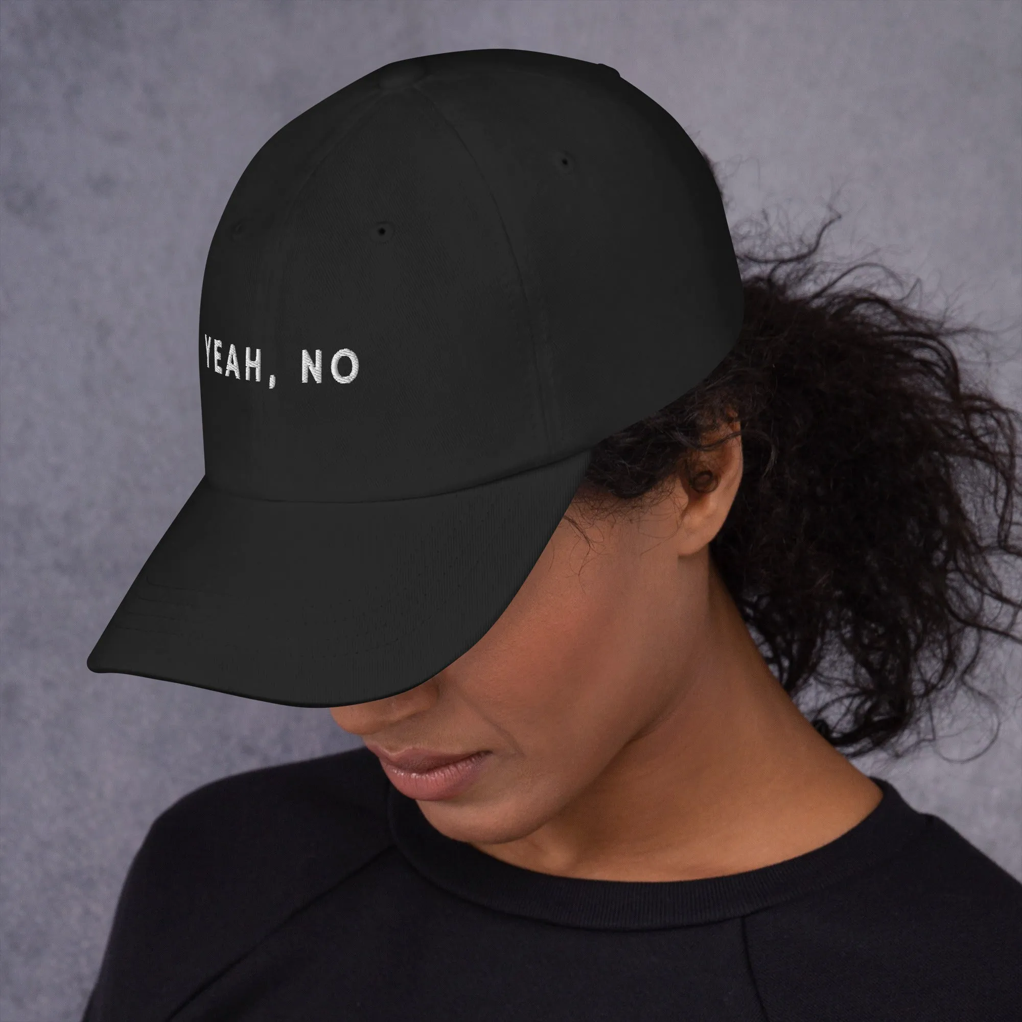 Brightside The Label Yeah, No Dad Hat sold by Brightside Boutique product image thumbnail 3
