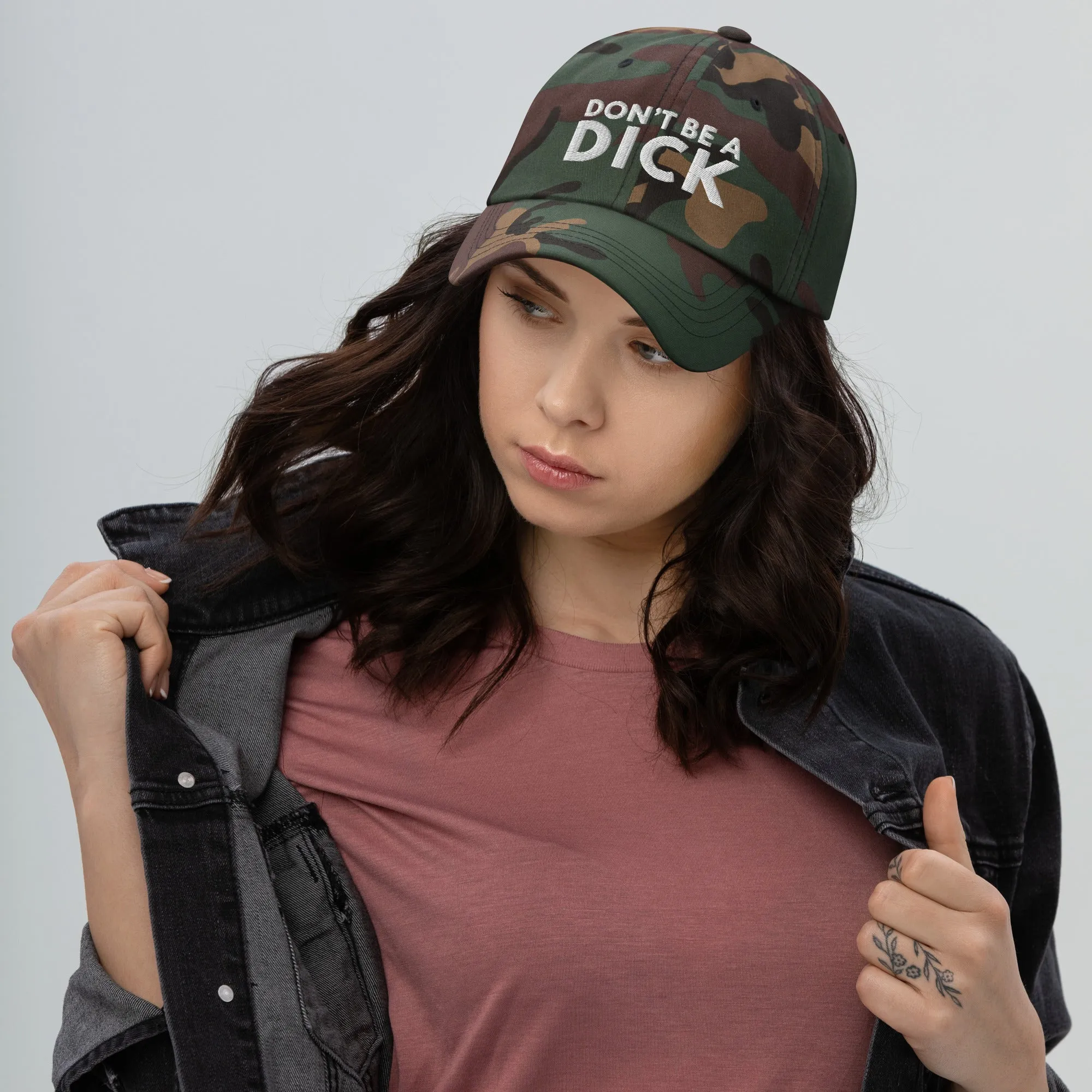 Brightside The Label Don’t Be A Dick Dad Hat sold by Brightside Boutique product image thumbnail 2