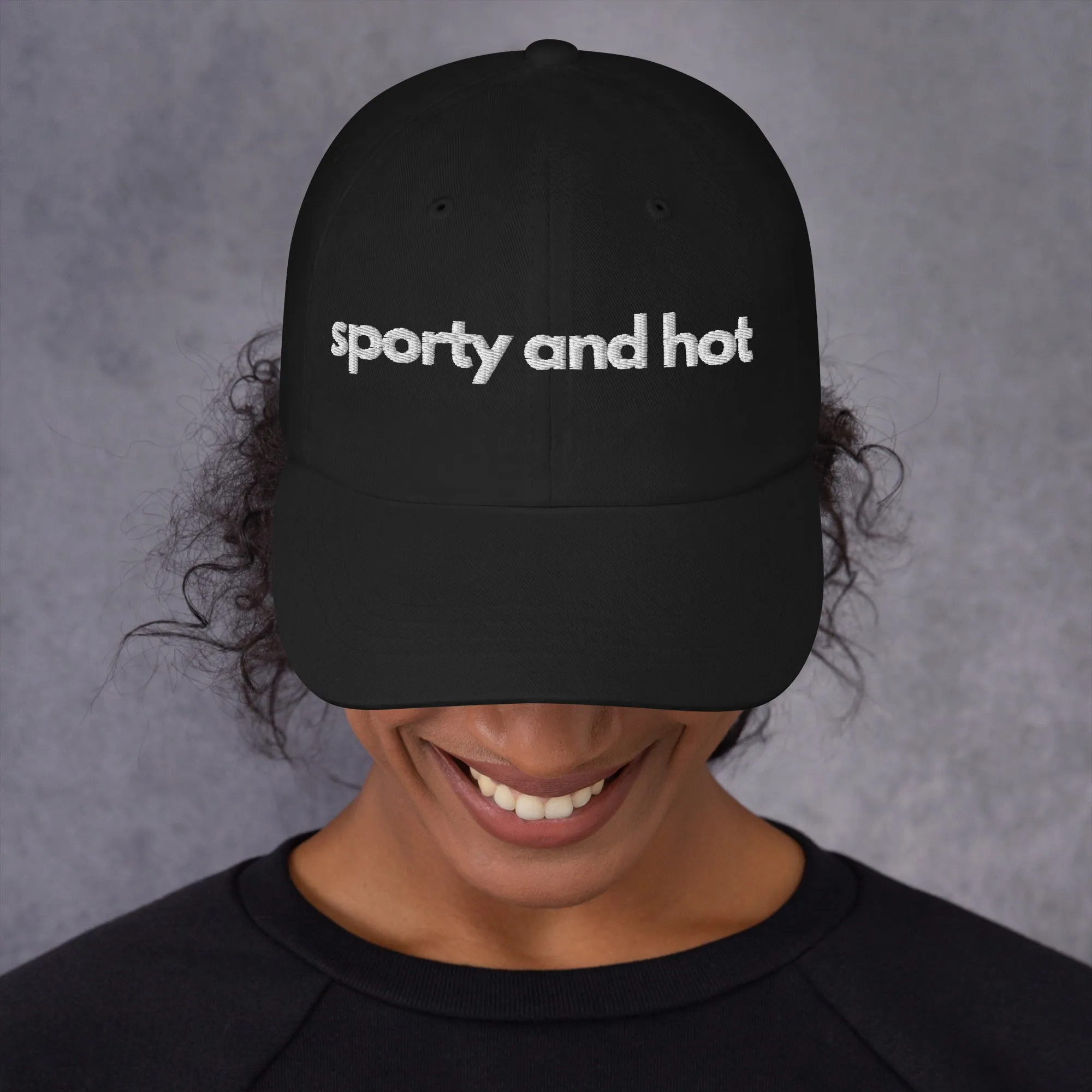 Brightside The Label Sporty And Hot Dad Hat sold by Brightside Boutique product image thumbnail 4
