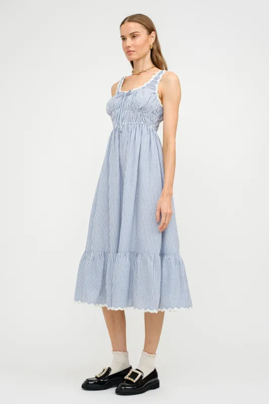 The Beverly Midi Dress sold by Brightside Boutique