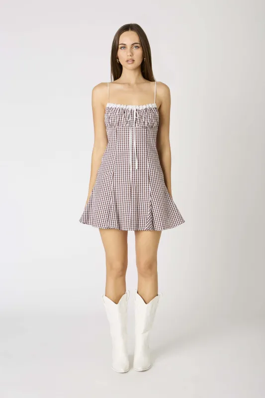 Rodeo Darling Mini Dress sold by Brightside Boutique