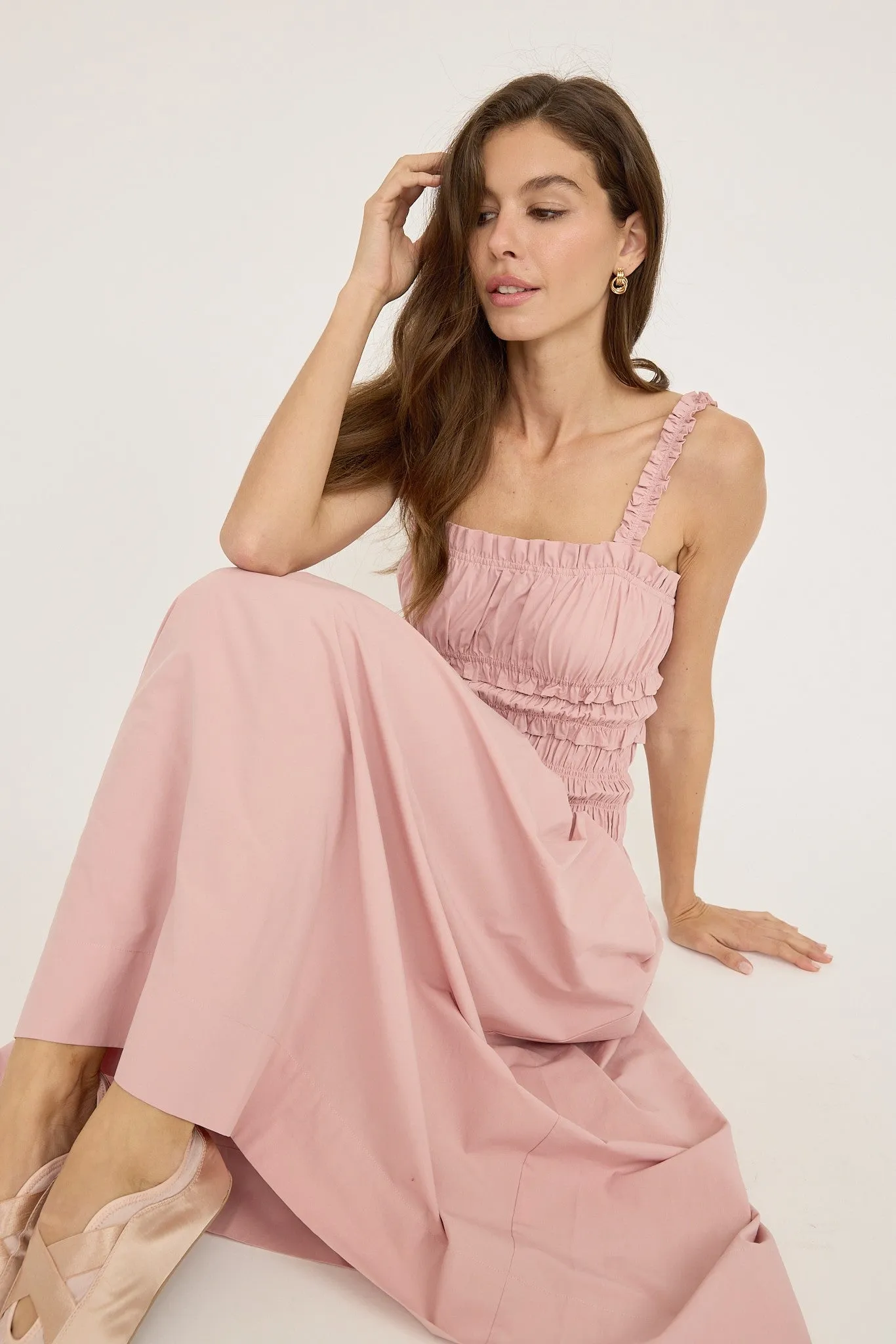 Pink Pony Club Ruffled Dress sold by Brightside Boutique product image thumbnail 4