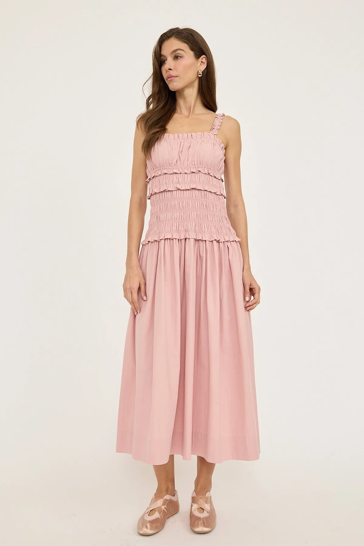 Pink Pony Club Ruffled Dress sold by Brightside Boutique product image thumbnail 3