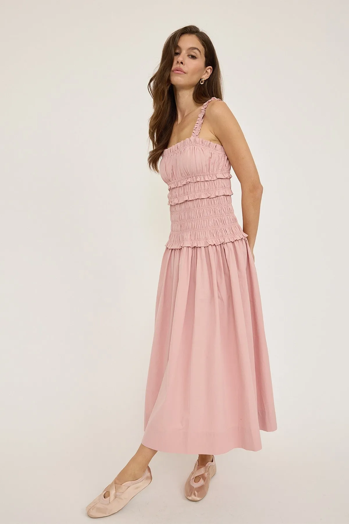 Pink Pony Club Ruffled Dress sold by Brightside Boutique product image thumbnail 2