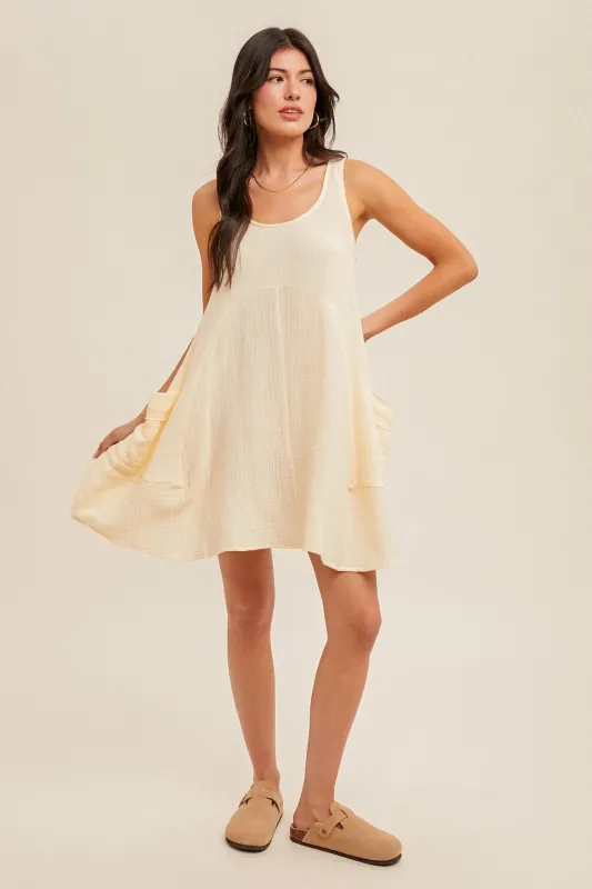 Meadow Muse Mini Dress sold by Brightside Boutique
