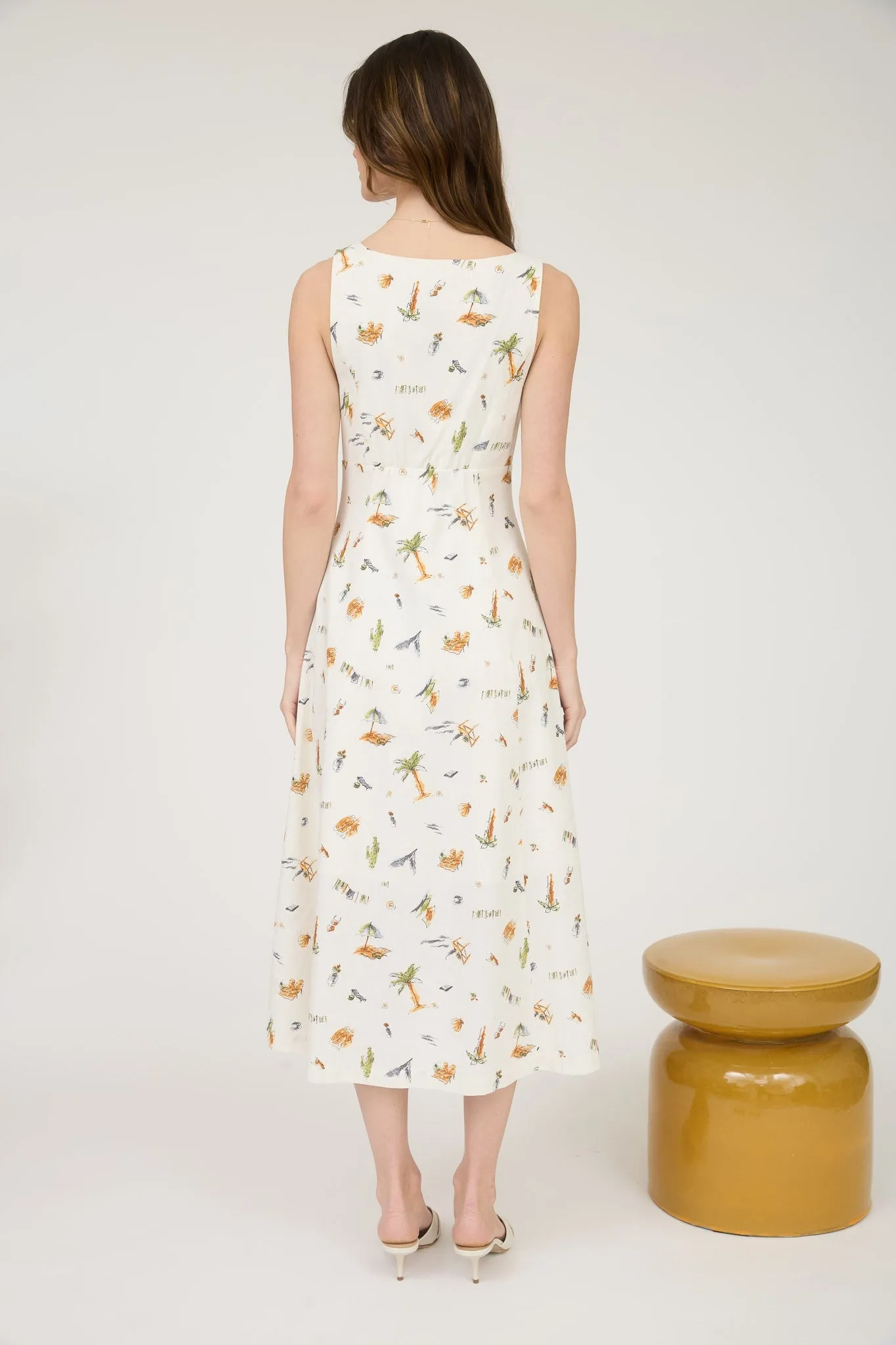 Beachbound Midi Dress sold by Brightside Boutique product image thumbnail 4