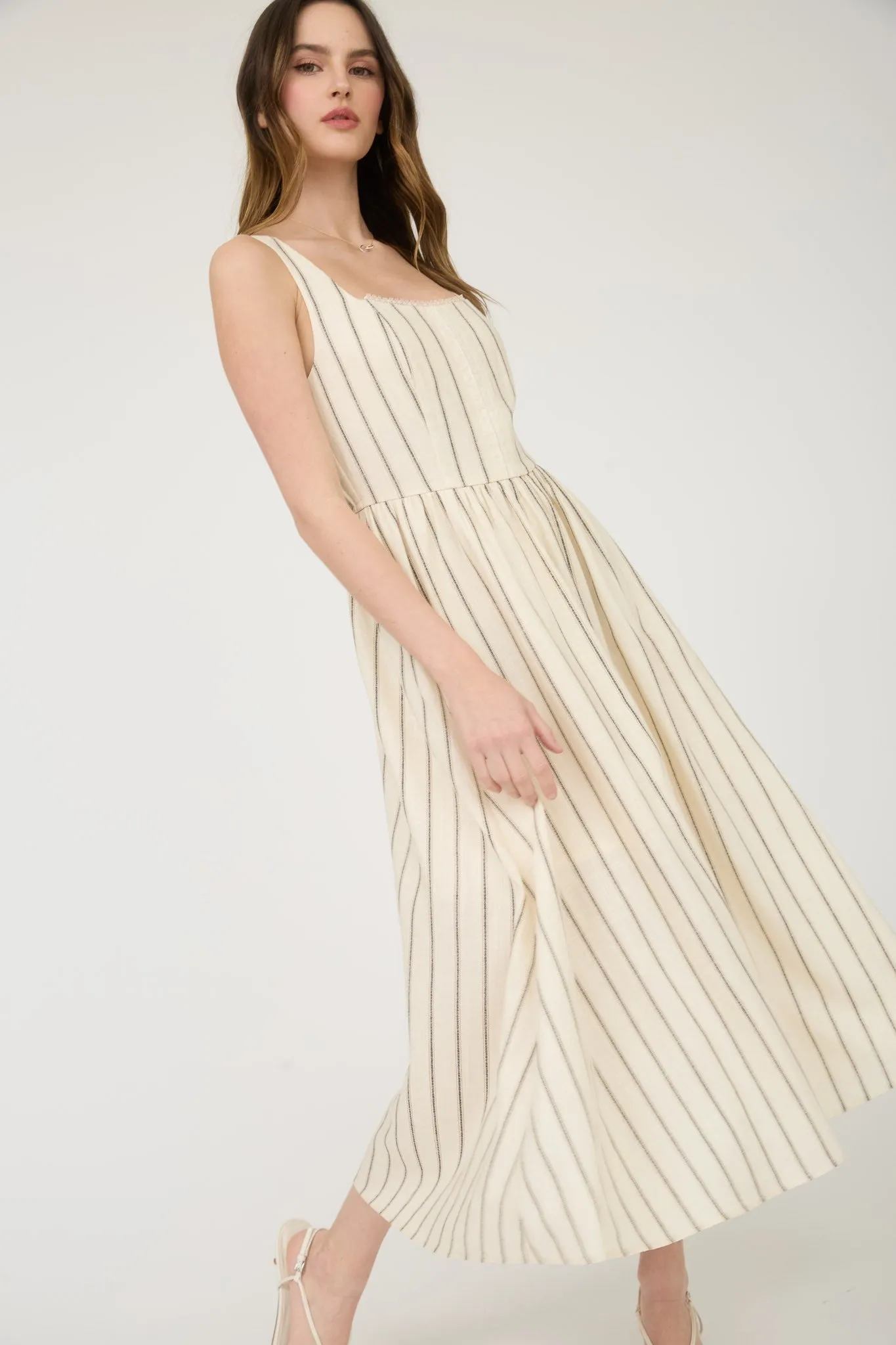 Hooked on You Midi Dress sold by Brightside Boutique product image thumbnail 4