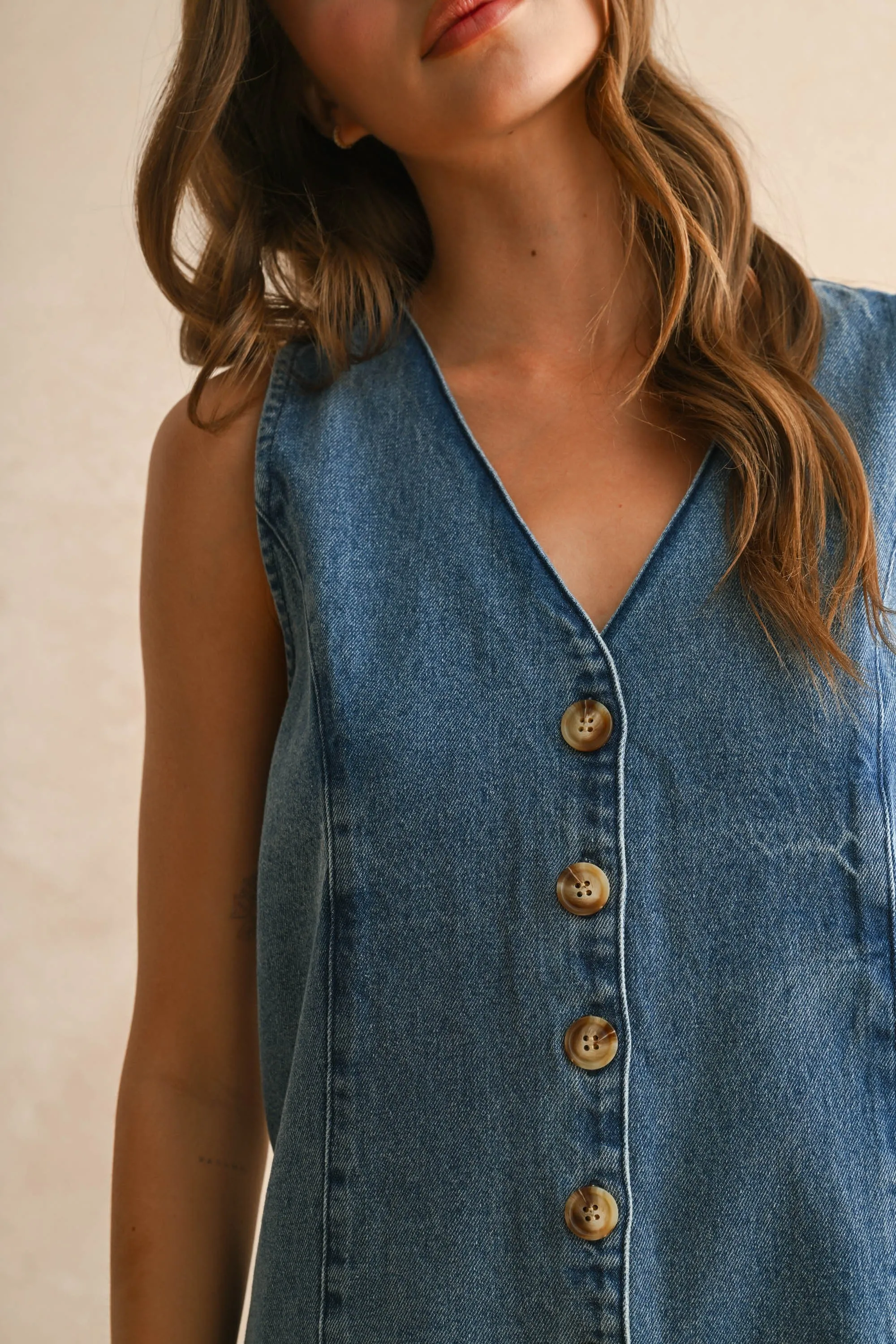 Rivet & Roll Romper sold by Brightside Boutique product image thumbnail 5