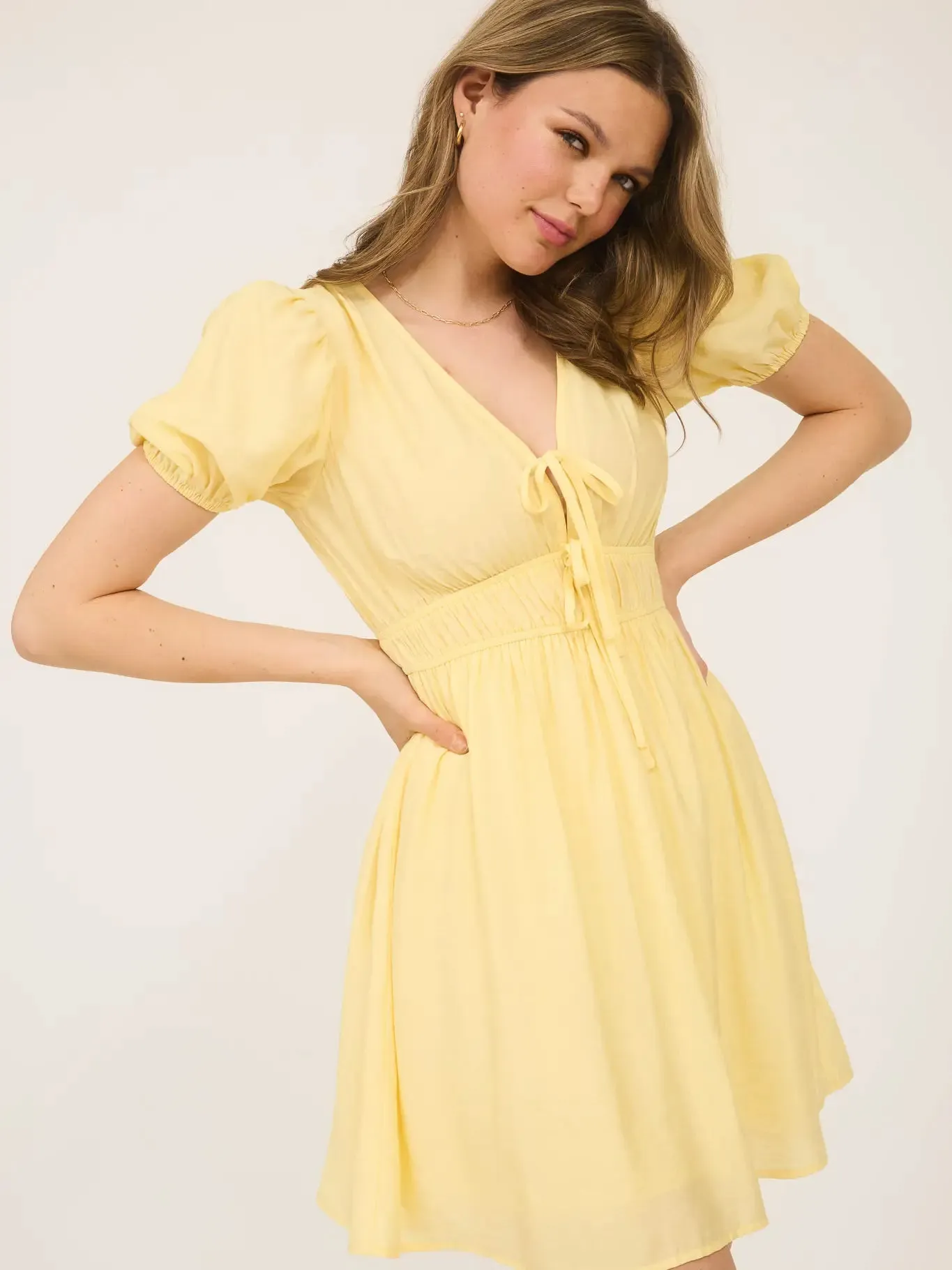 Petal Allure Mini Dress sold by Brightside Boutique product image thumbnail 2
