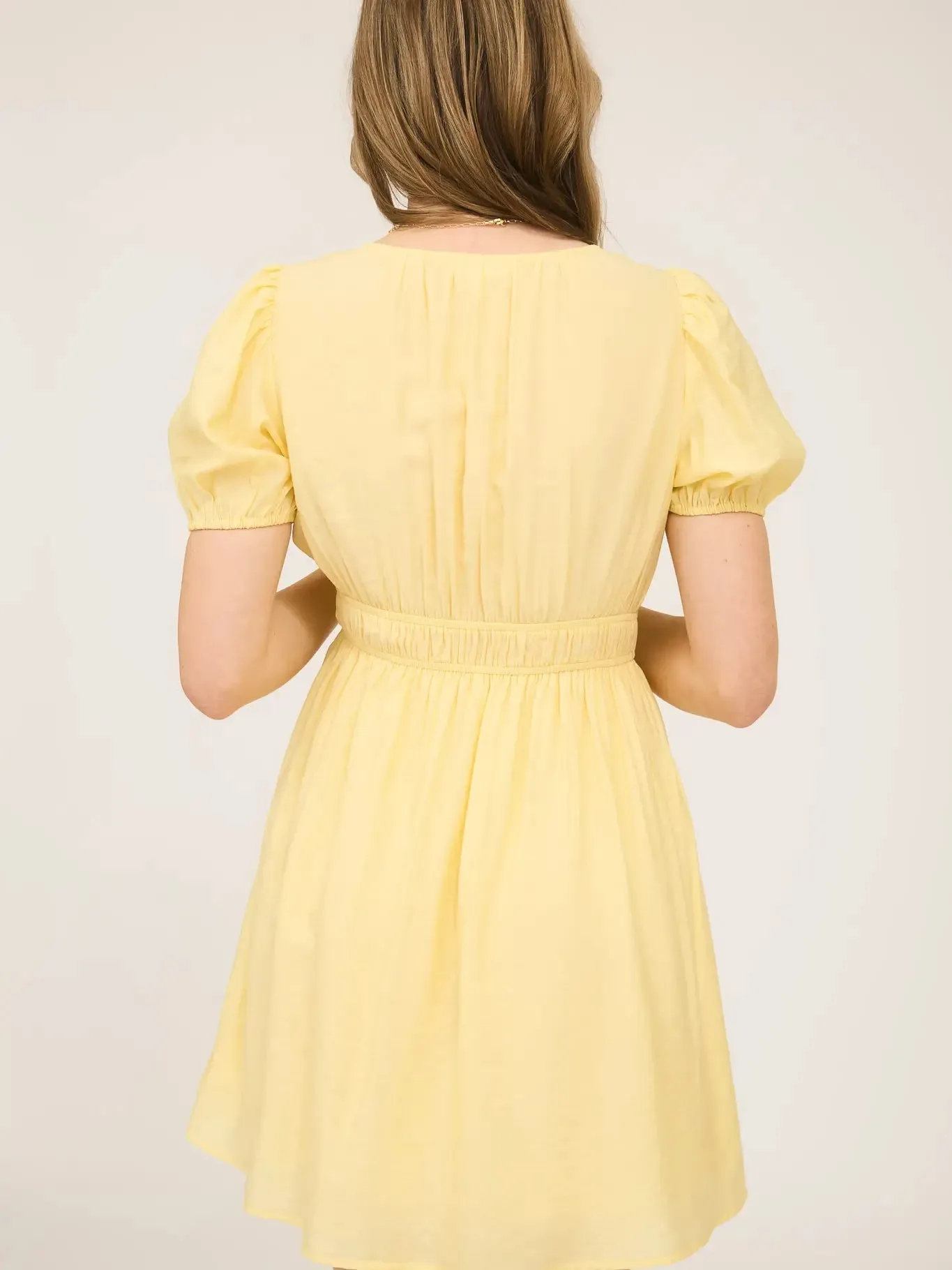 Petal Allure Mini Dress sold by Brightside Boutique product image thumbnail 4